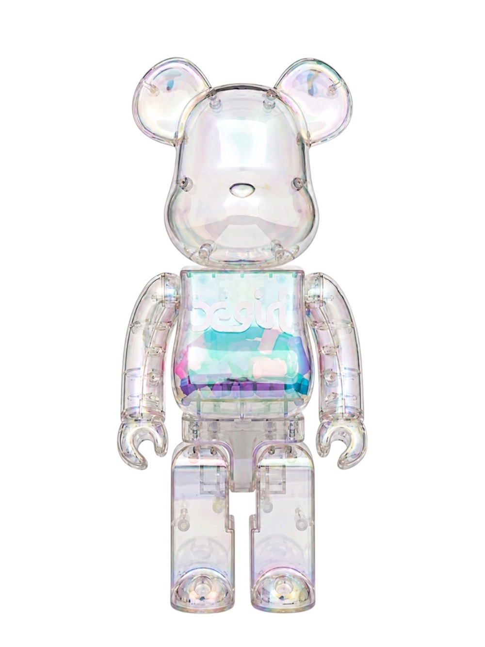 CLEAR X-GIRL JAPAN BEARBRICK 400% ONLY - PRE-OWNED, NO BOX